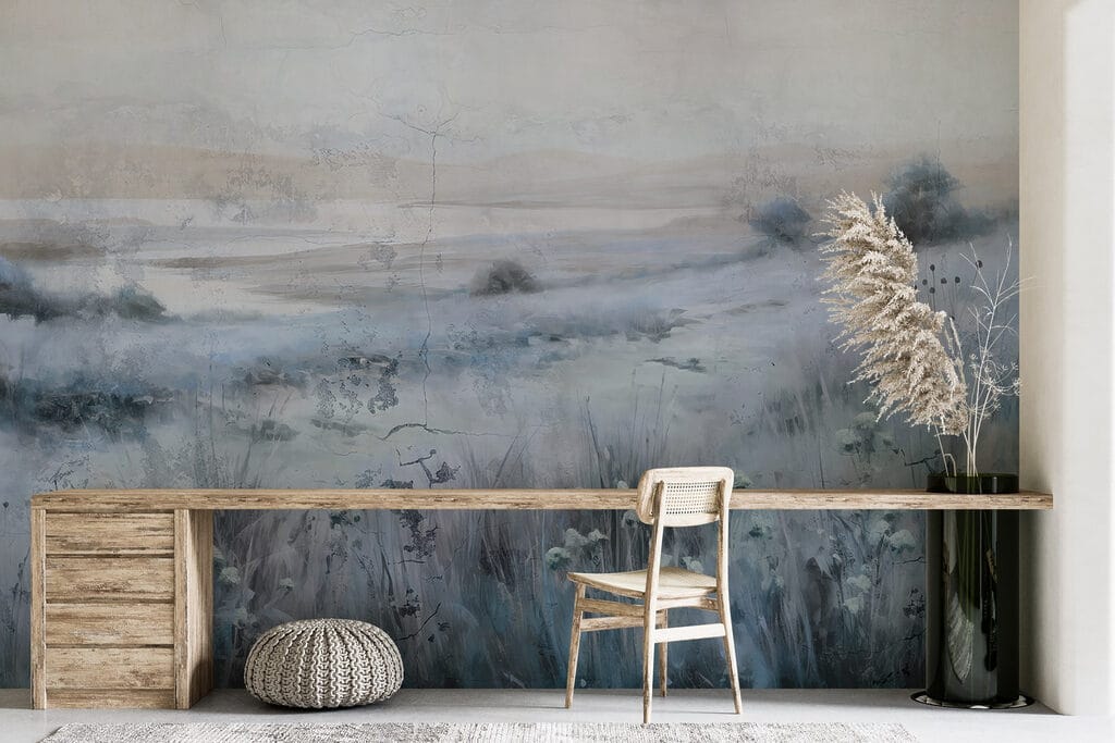 Campo nevoento de flores — interior 3