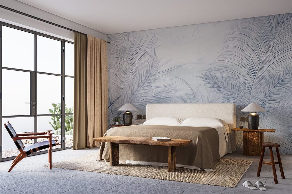 Palmas leves em creme — interior 1