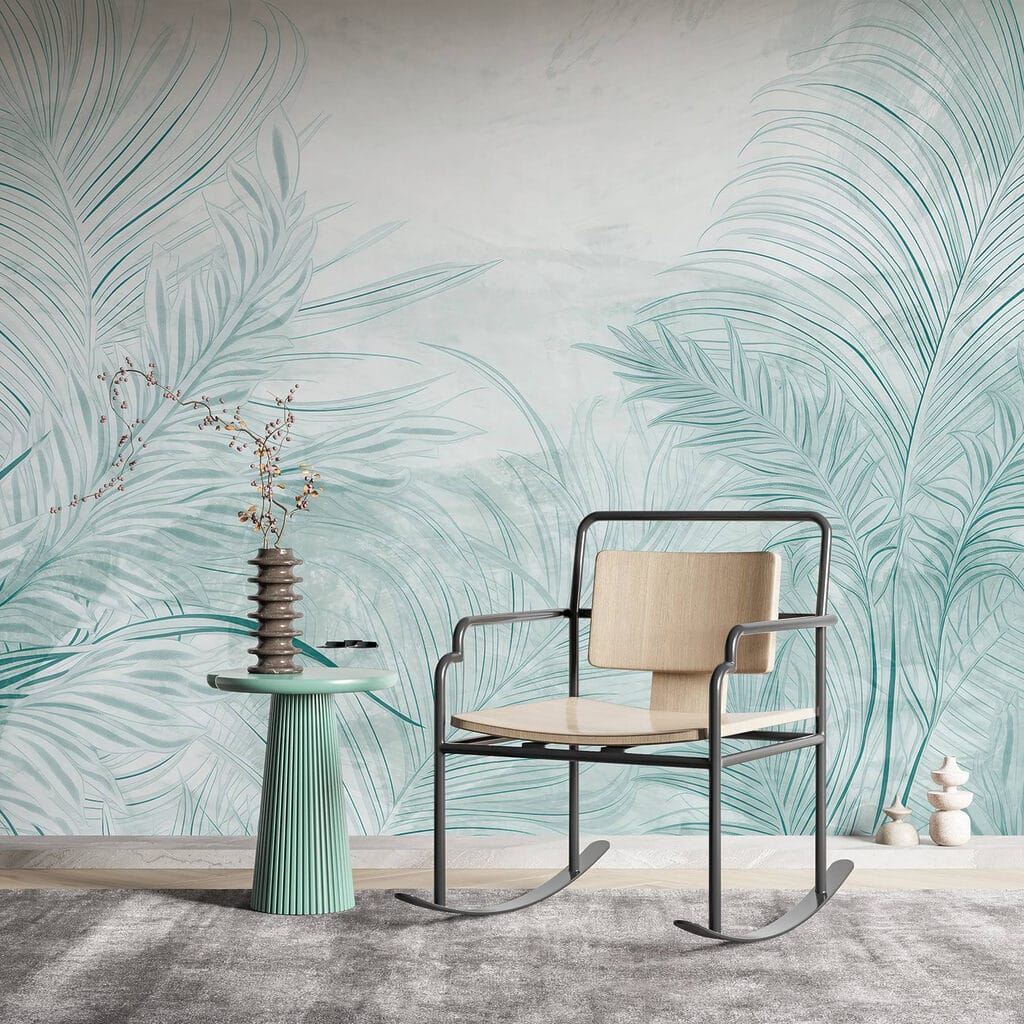 Palmas leves em creme — interior 1