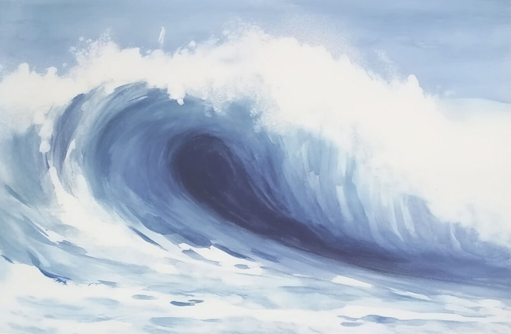 A grande onda — design completo