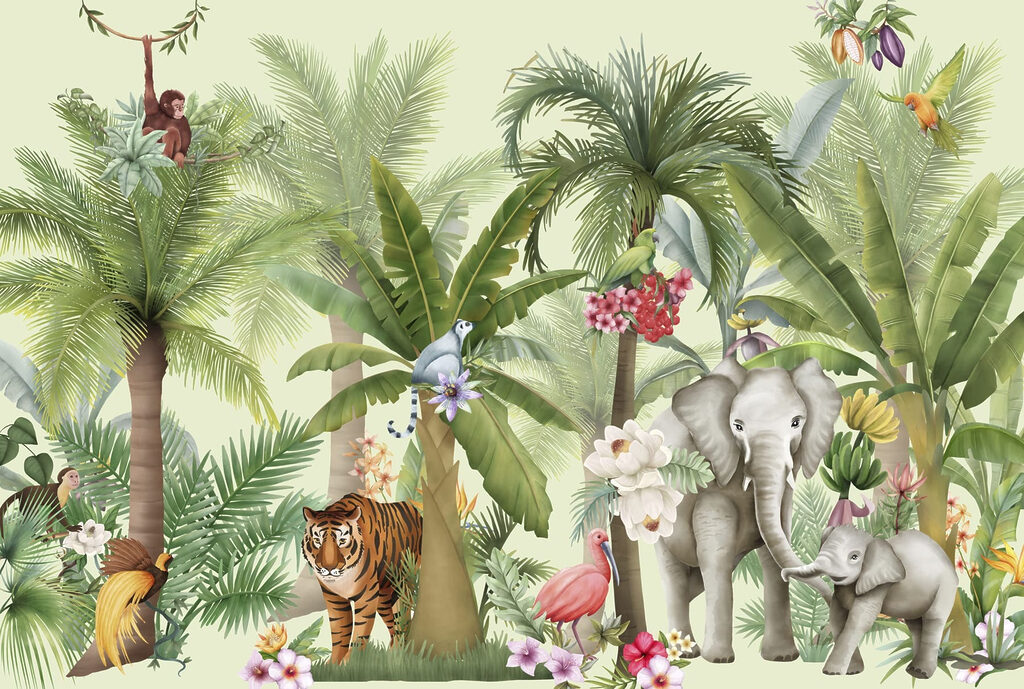 Animais da selva — design completo