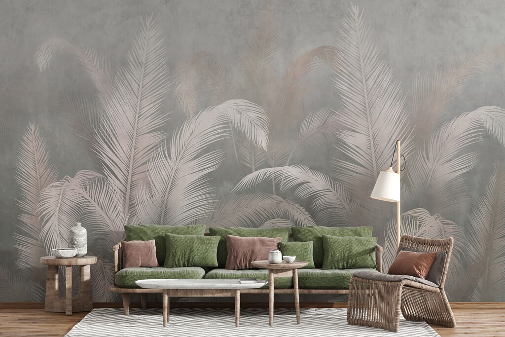 Penas cinzentas com rosa — interior 3
