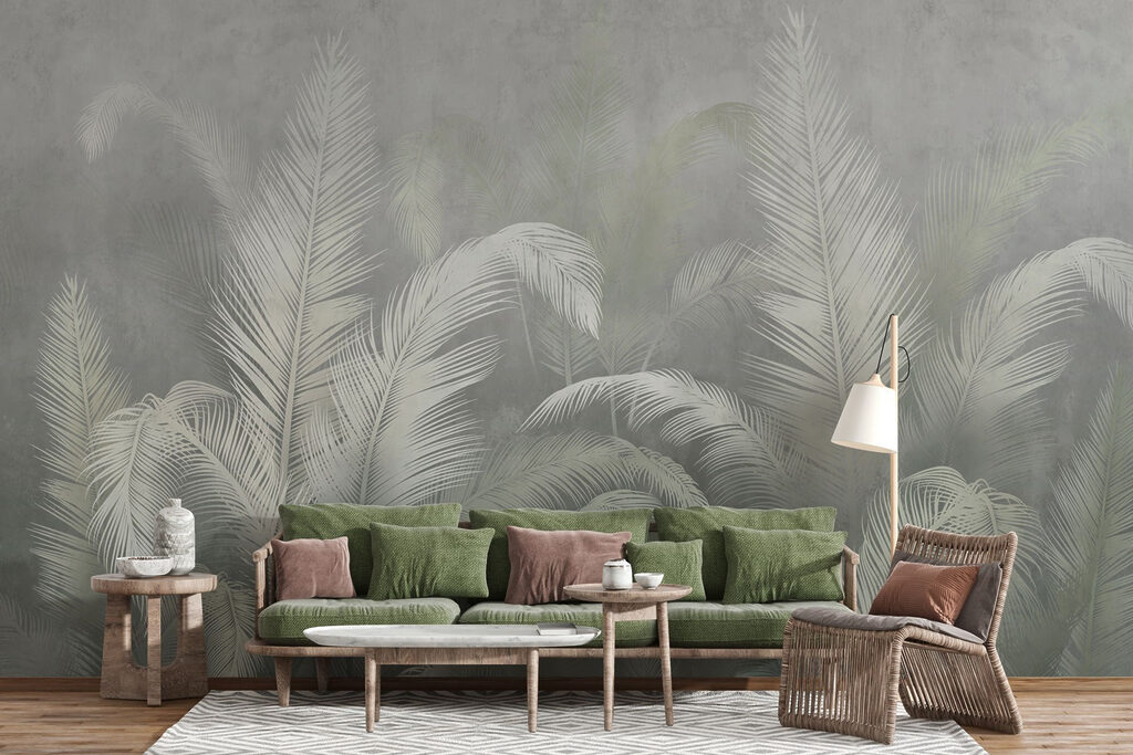 Penas cinzentas com rosa — interior 1