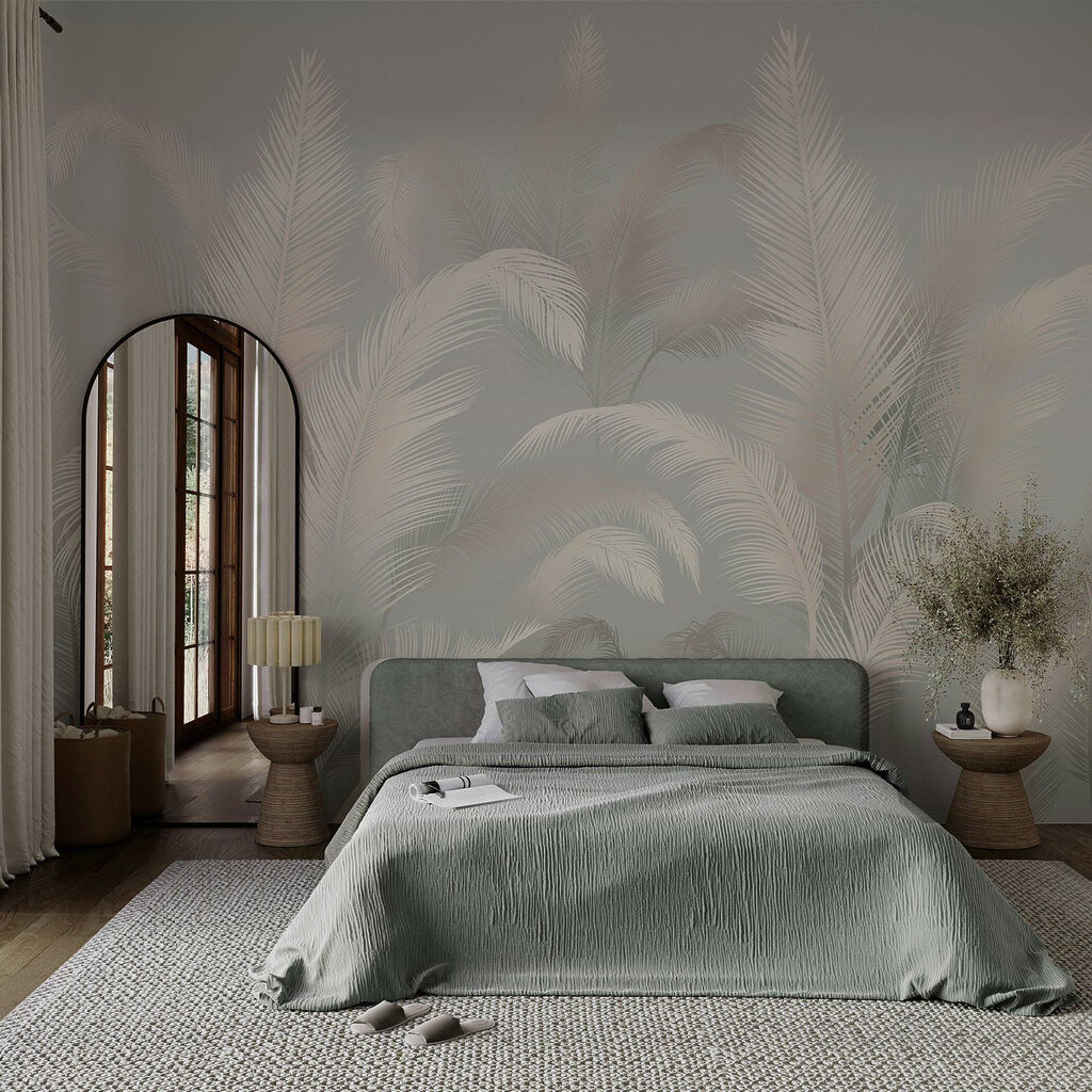 Penas cinzentas com rosa — interior 1