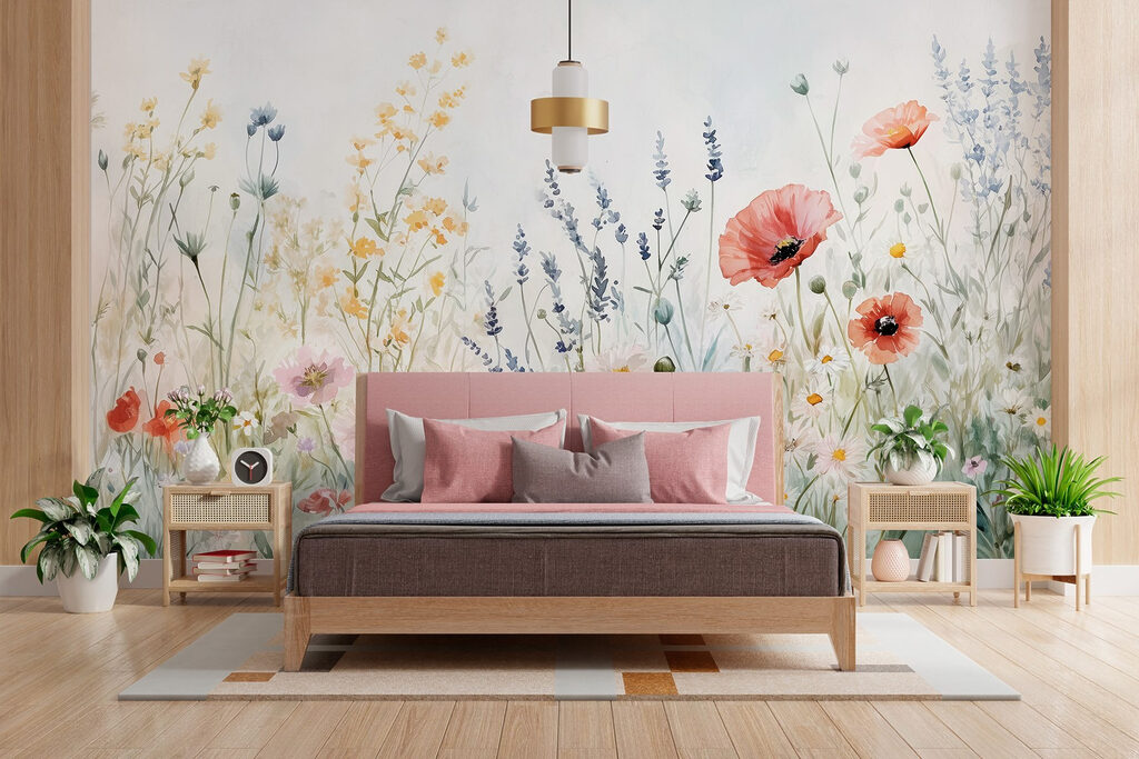 Prado de flores coloridas — interior 2
