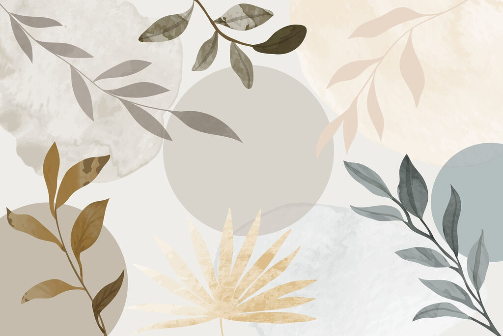 Ramos em manchas calmas — design completo