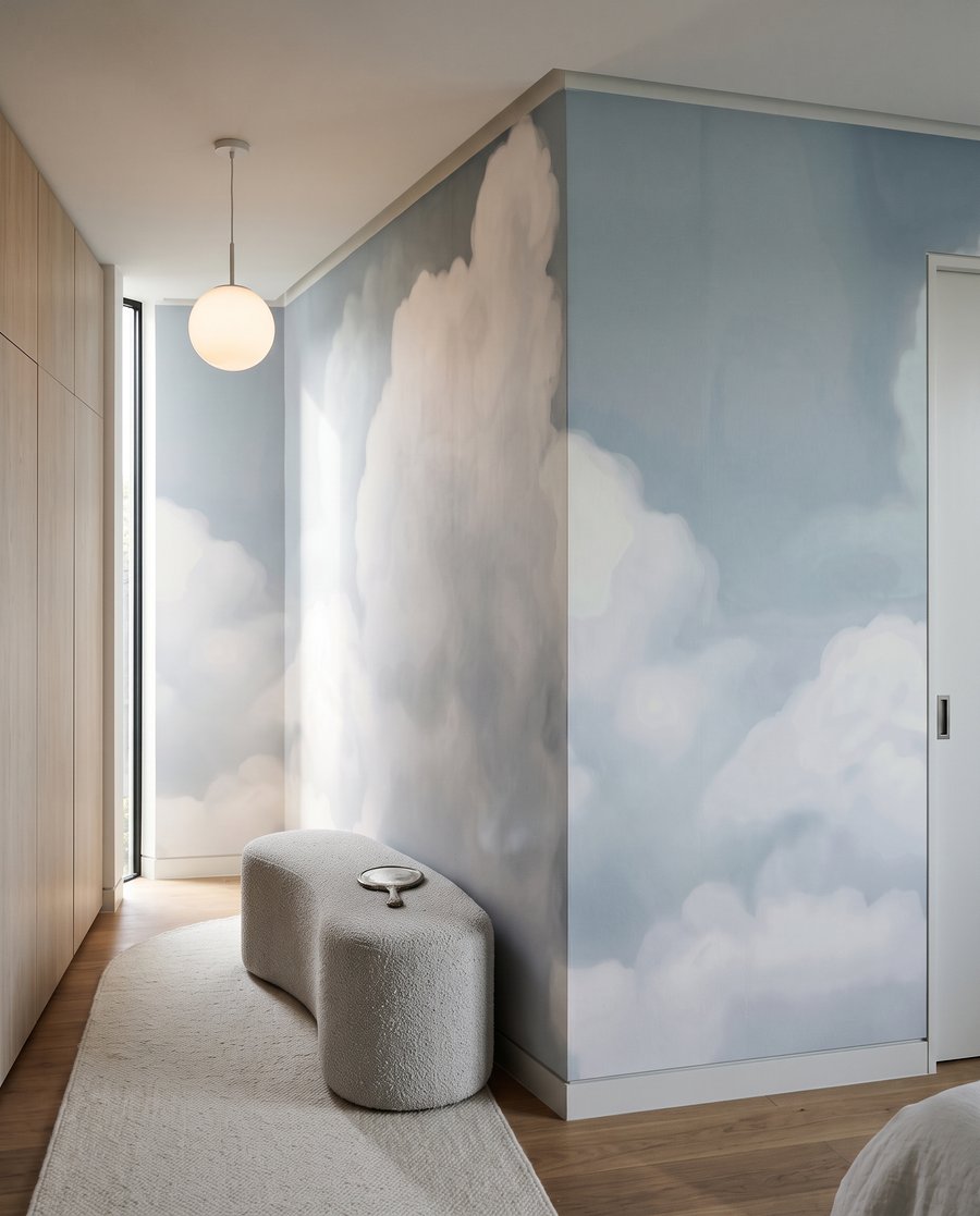Nuvens brancas suaves — interior 1