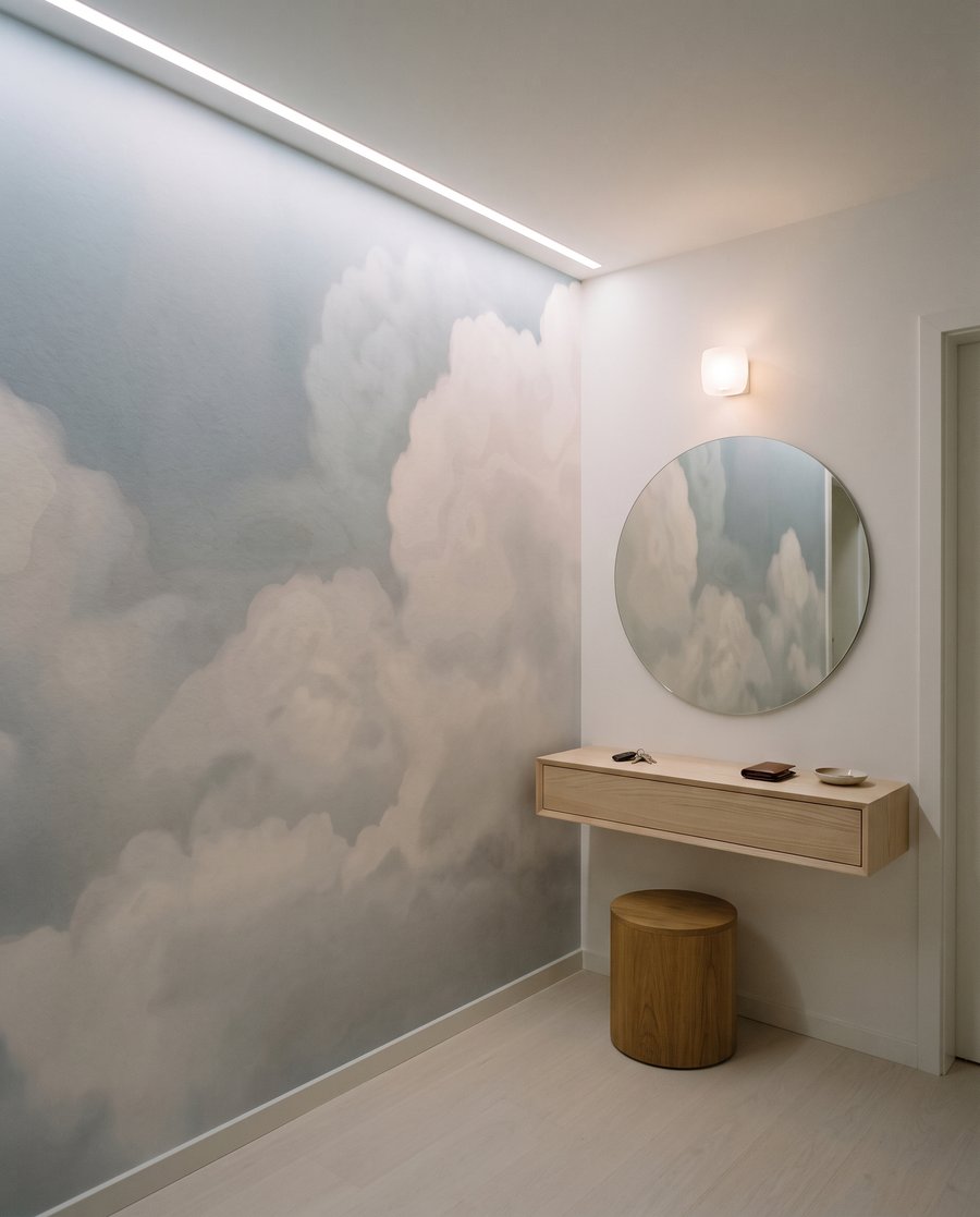 Nuvens brancas suaves — interior 4