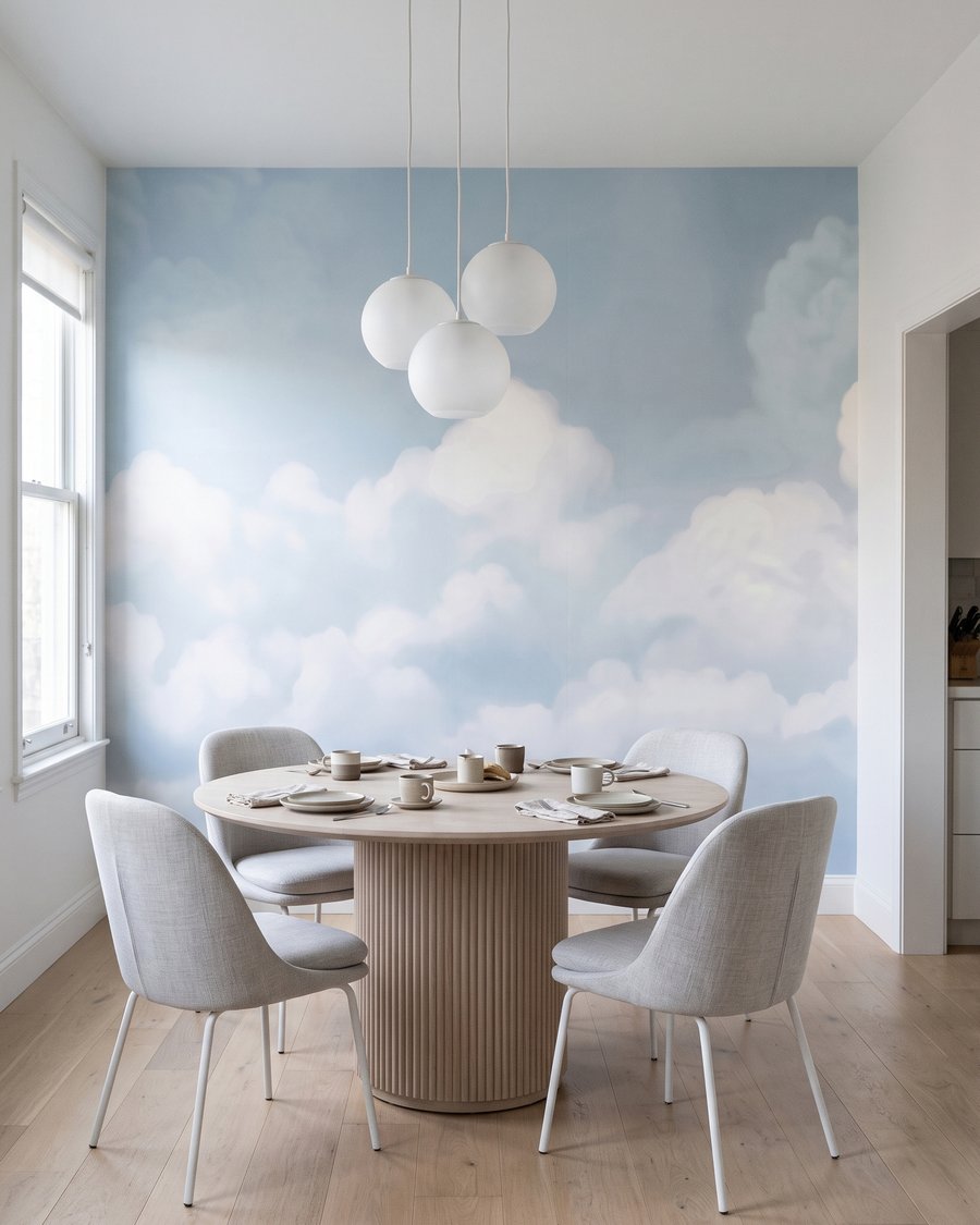 Nuvens brancas suaves — interior 5