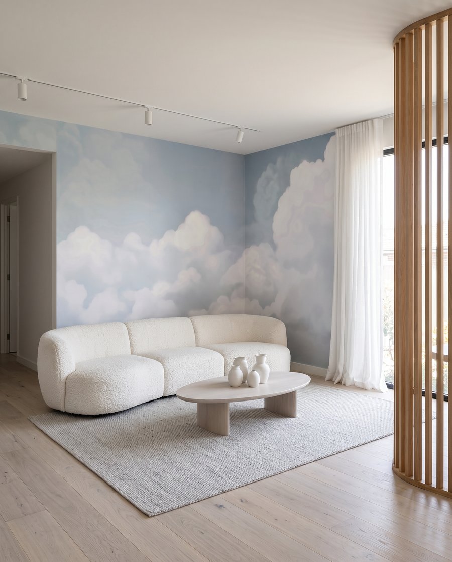 Nuvens brancas suaves — interior 6