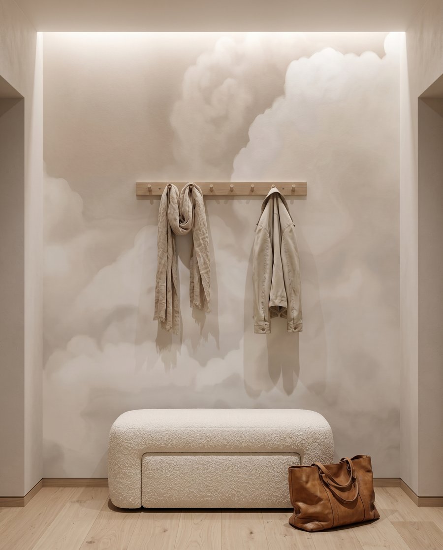 Nuvens brancas suaves — interior 3
