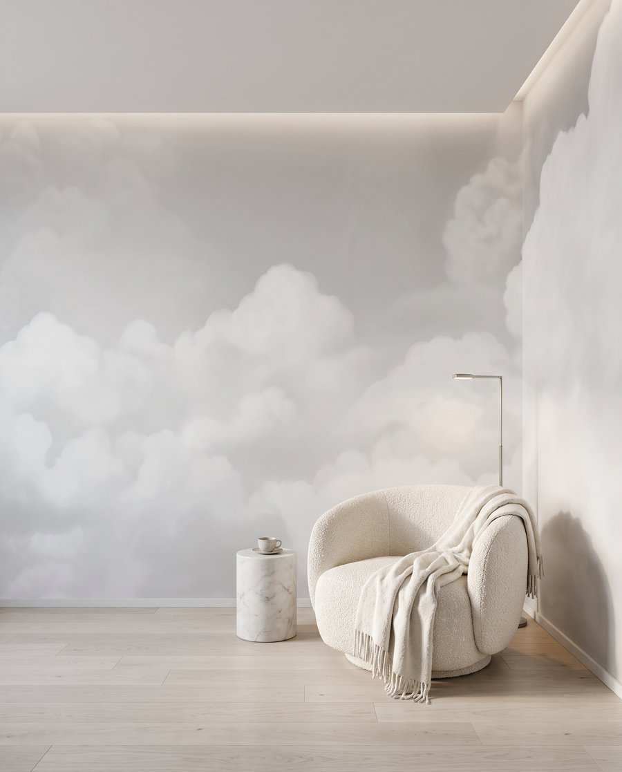 Nuvens brancas suaves — interior 3