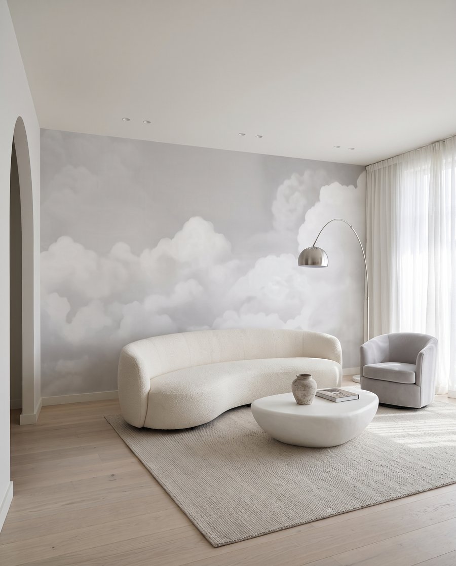 Nuvens brancas suaves — interior 5