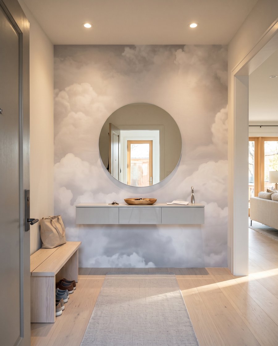 Nuvens brancas suaves — interior 6