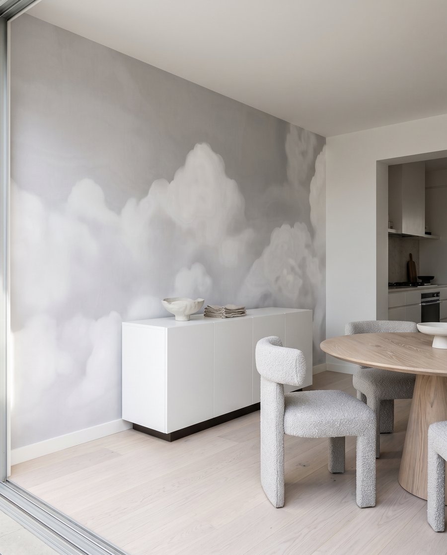 Nuvens brancas suaves — interior 1