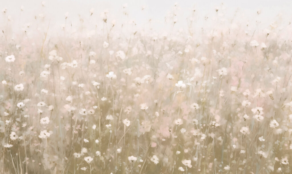 Campo de pequenas flores — design completo