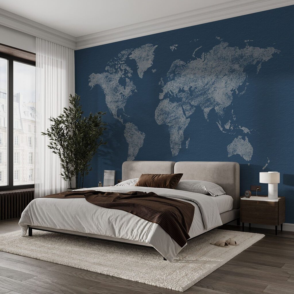 Mapa dourado com textura — interior 2