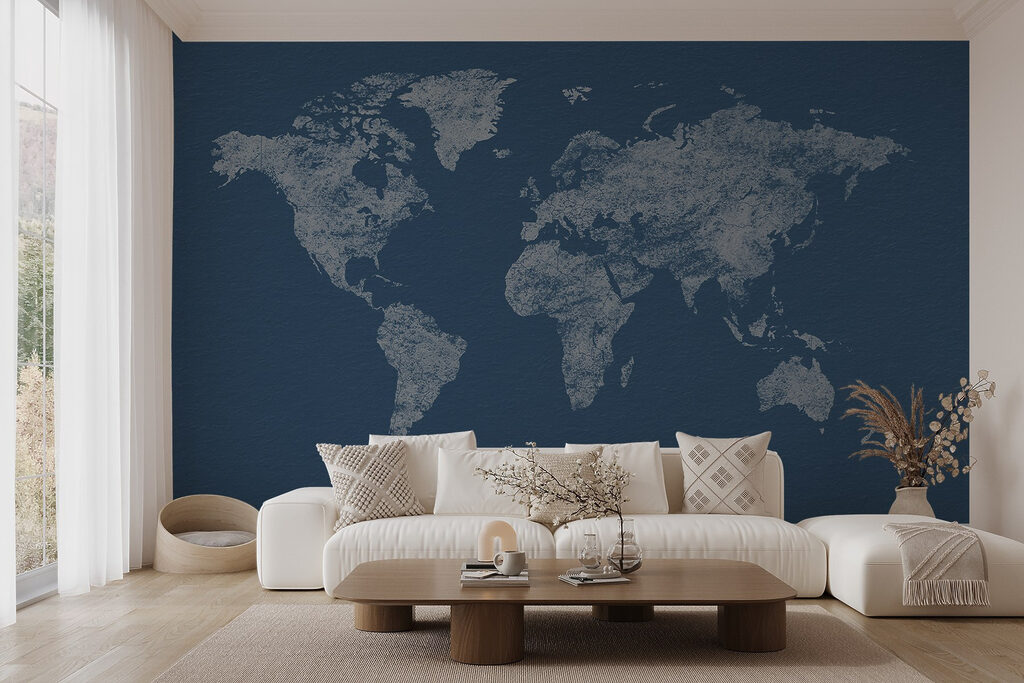 Mapa dourado com textura — interior 3