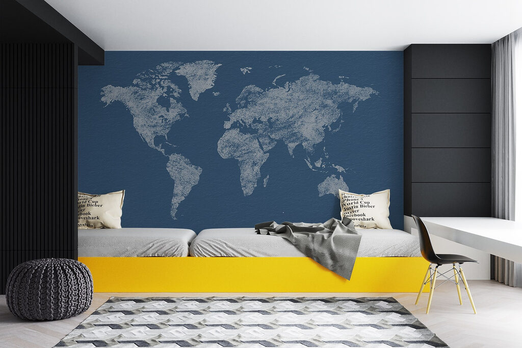 Mapa dourado com textura — interior 4