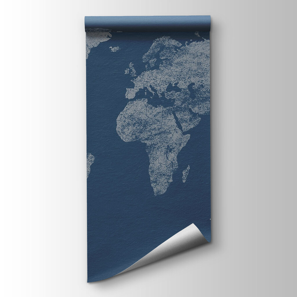 Mapa dourado com textura — vista do produto