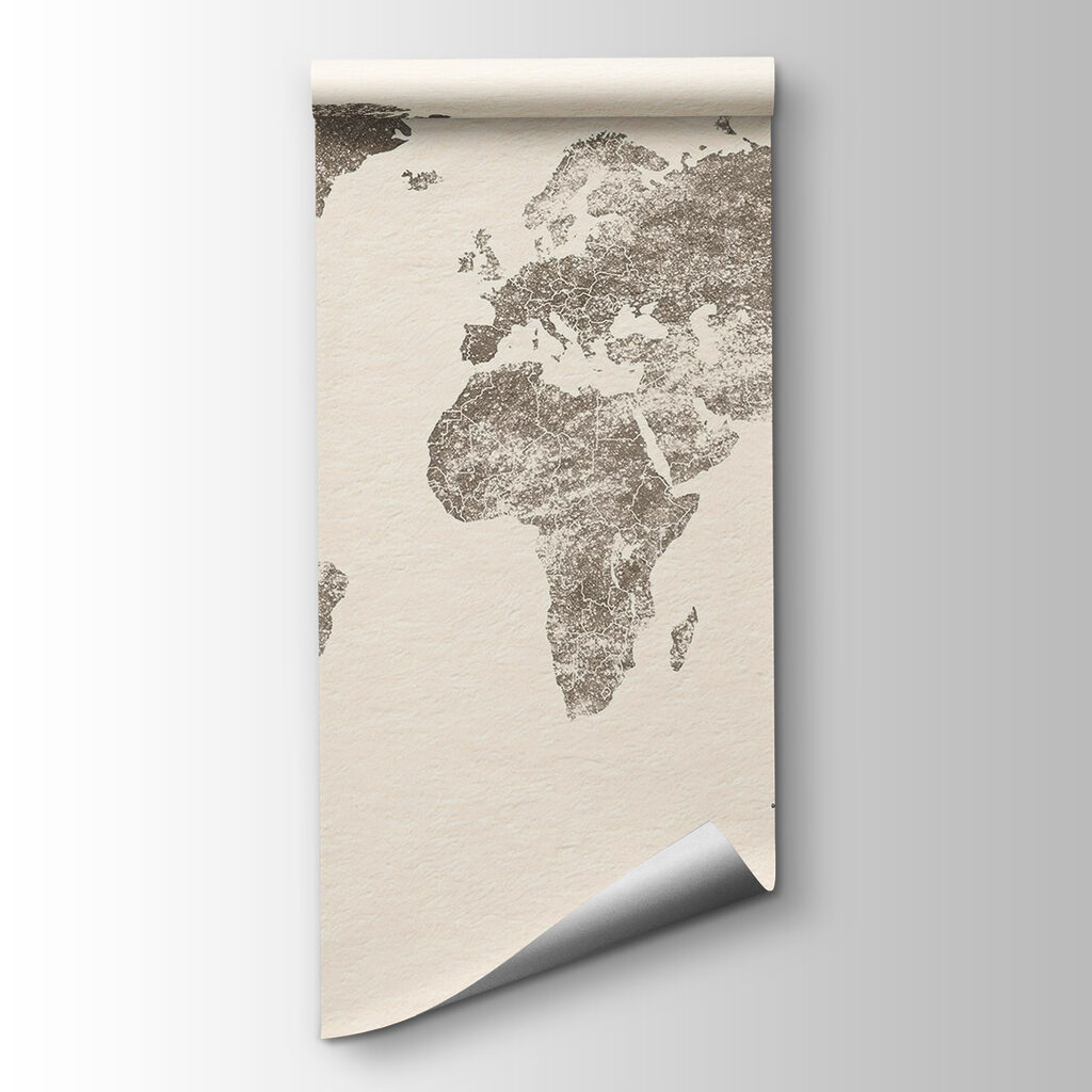 Mapa dourado com textura — vista do produto