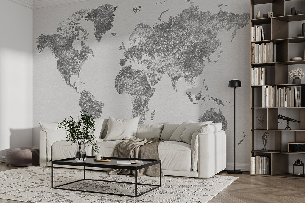 Mapa dourado com textura — interior 2