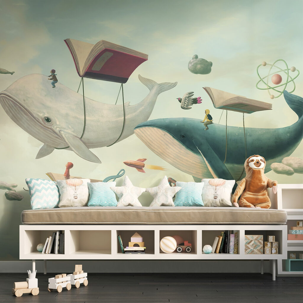 Baleias entre livros — interior 1