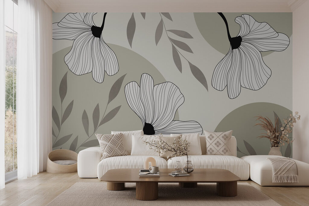 Flores de pétalas riscadas — interior 2