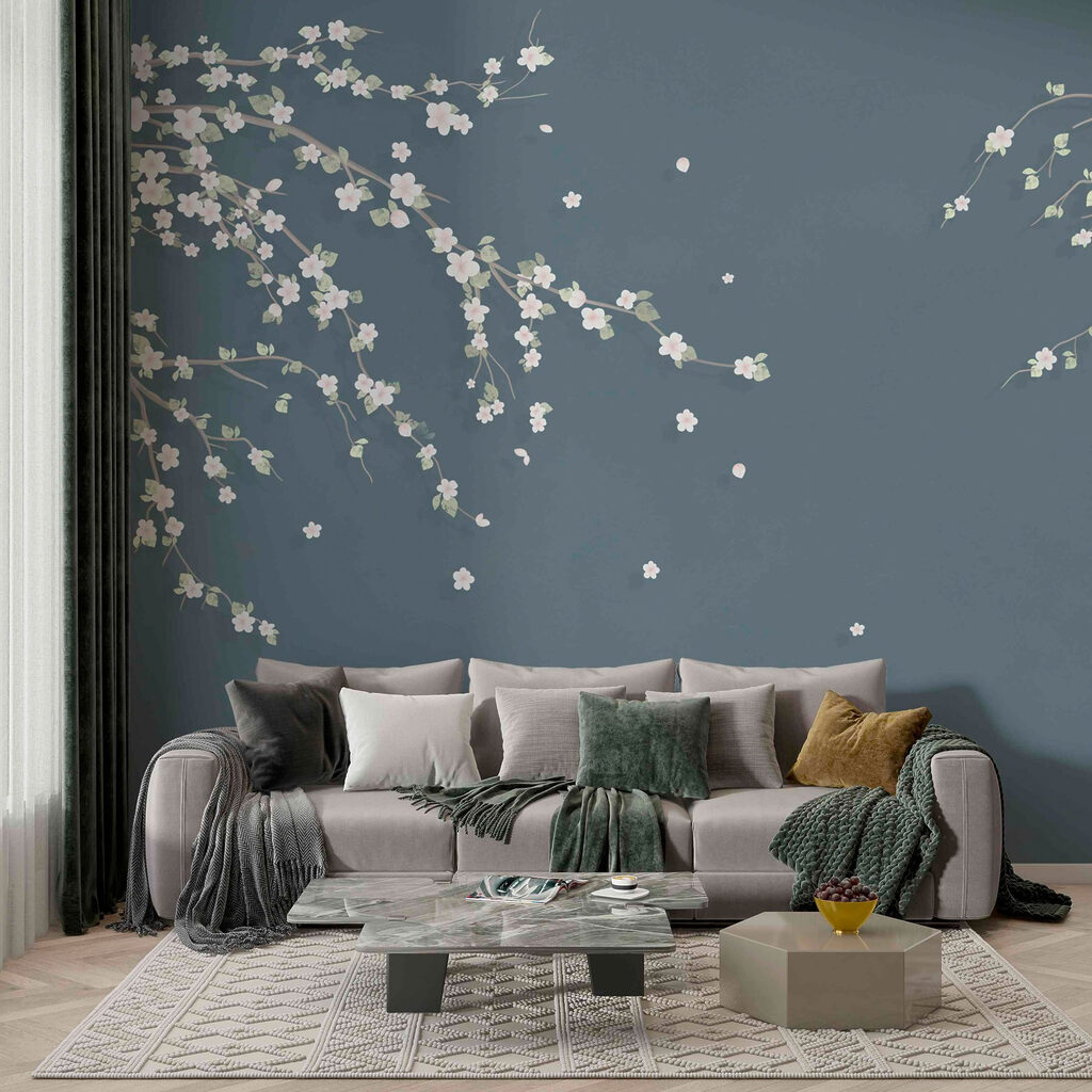 Flores nos cantos — interior 1