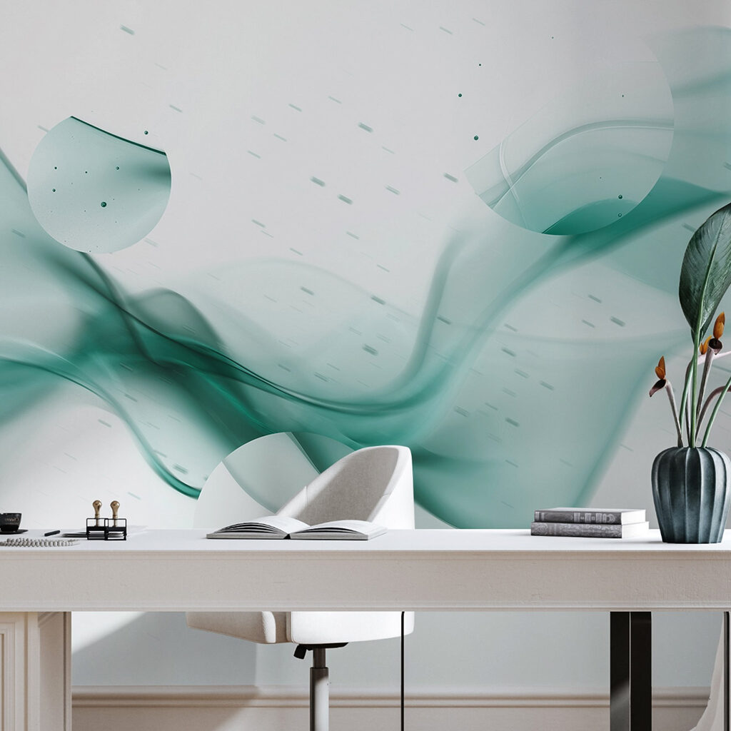 Véus fluidos com salpicos — interior 4