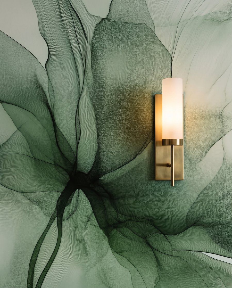 Duas flores transparentes — detalhe