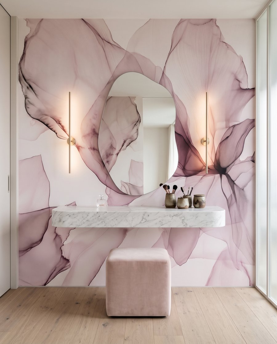 Duas flores transparentes — interior 2