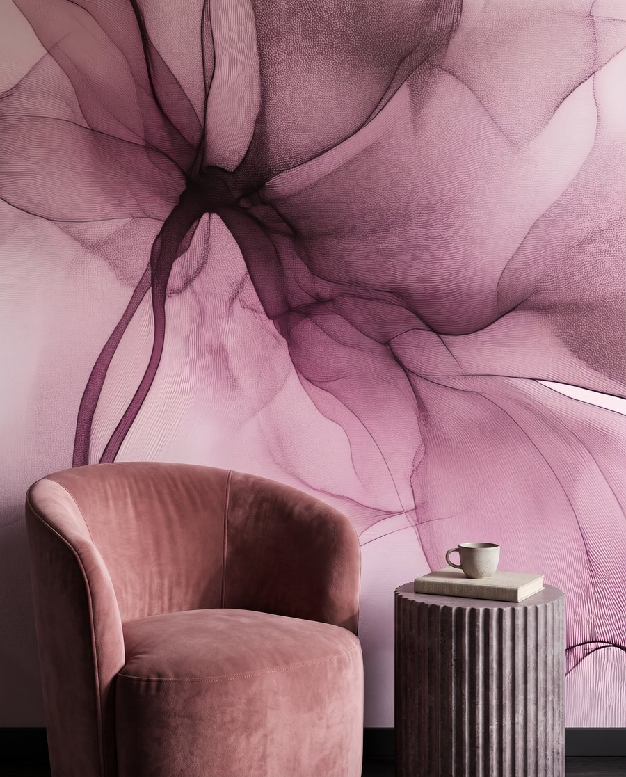 Duas flores transparentes — detalhe