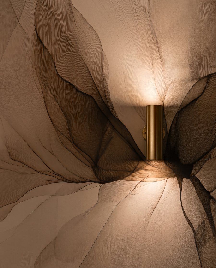 Duas flores transparentes — detalhe