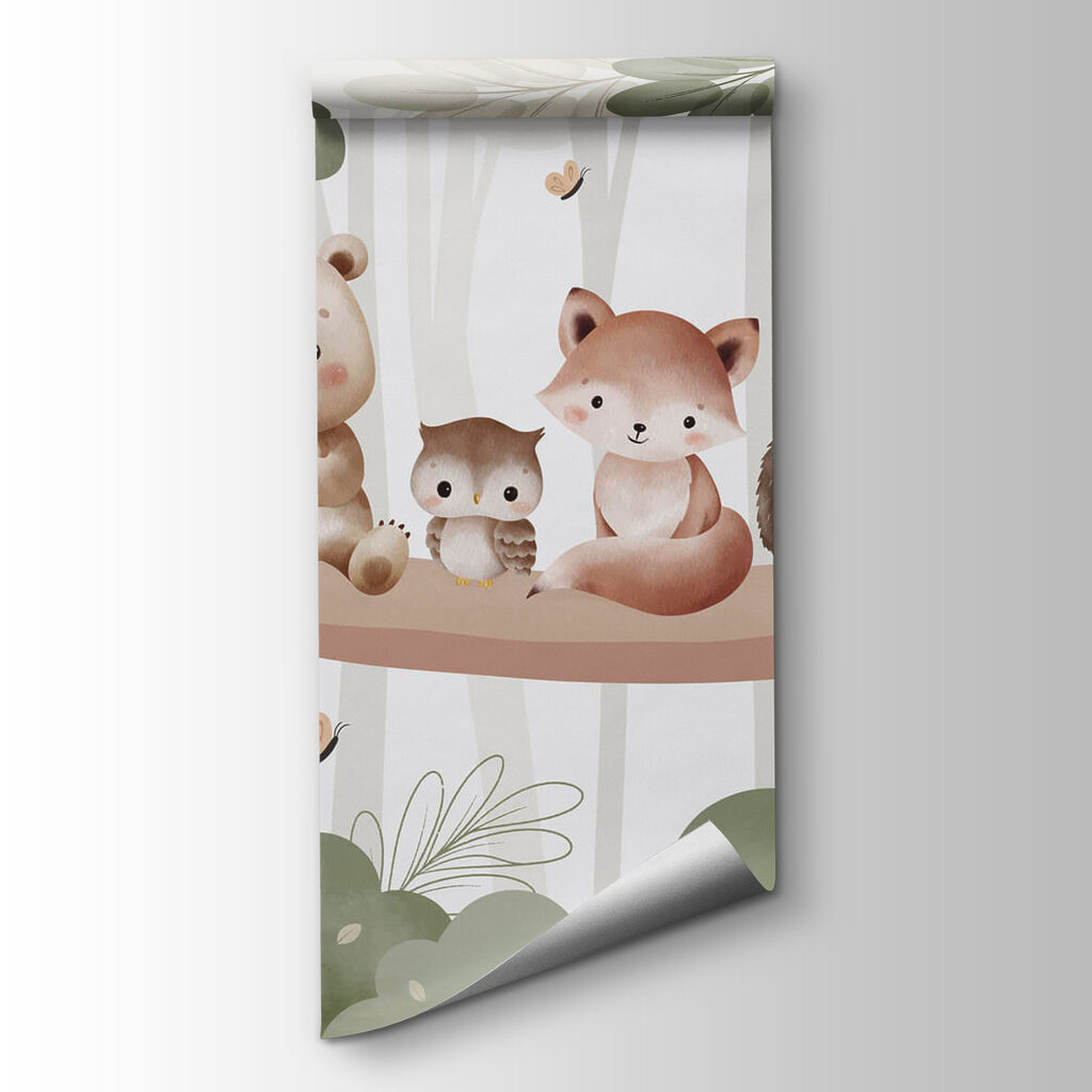 Animais sentados num ramo — vista do produto
