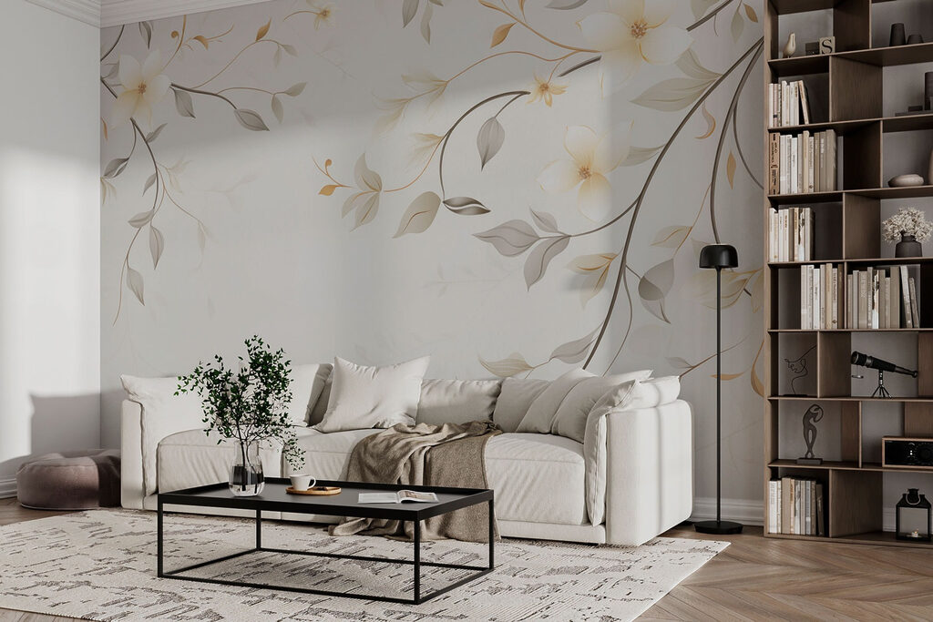 Ramos finos nas margens — interior 2