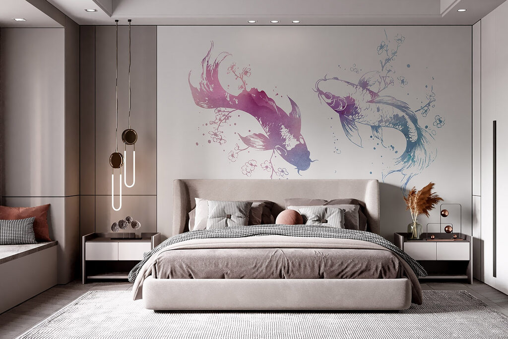 Dois peixes com salpicos — interior 1