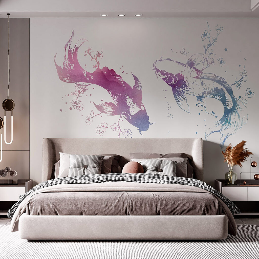 Dois peixes com salpicos — interior 2