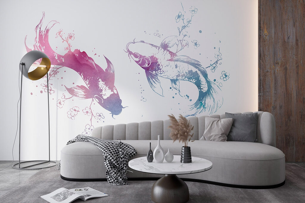 Dois peixes com salpicos — interior 3