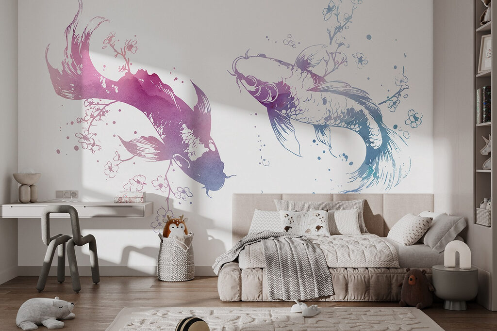 Dois peixes com salpicos — interior 4
