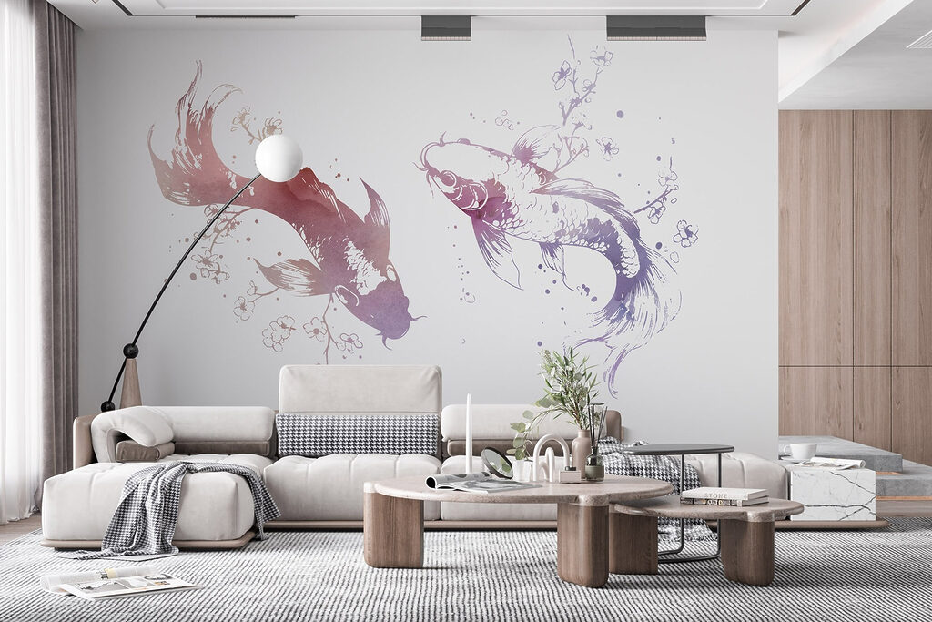 Dois peixes com salpicos — interior 2