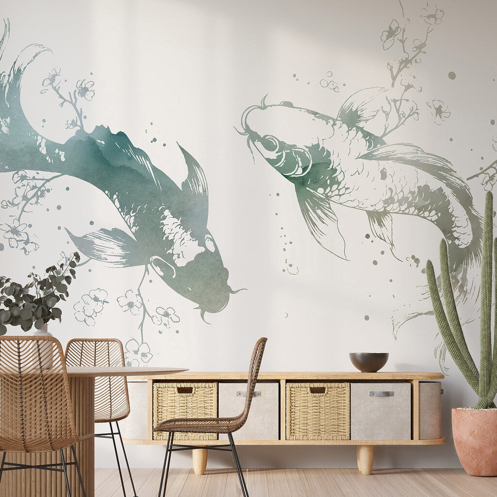 Dois peixes com salpicos — interior 2