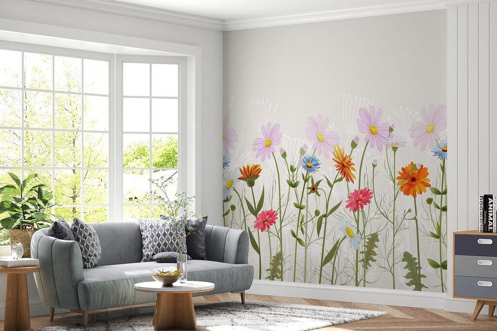Flores silvestres coloridas — interior 2