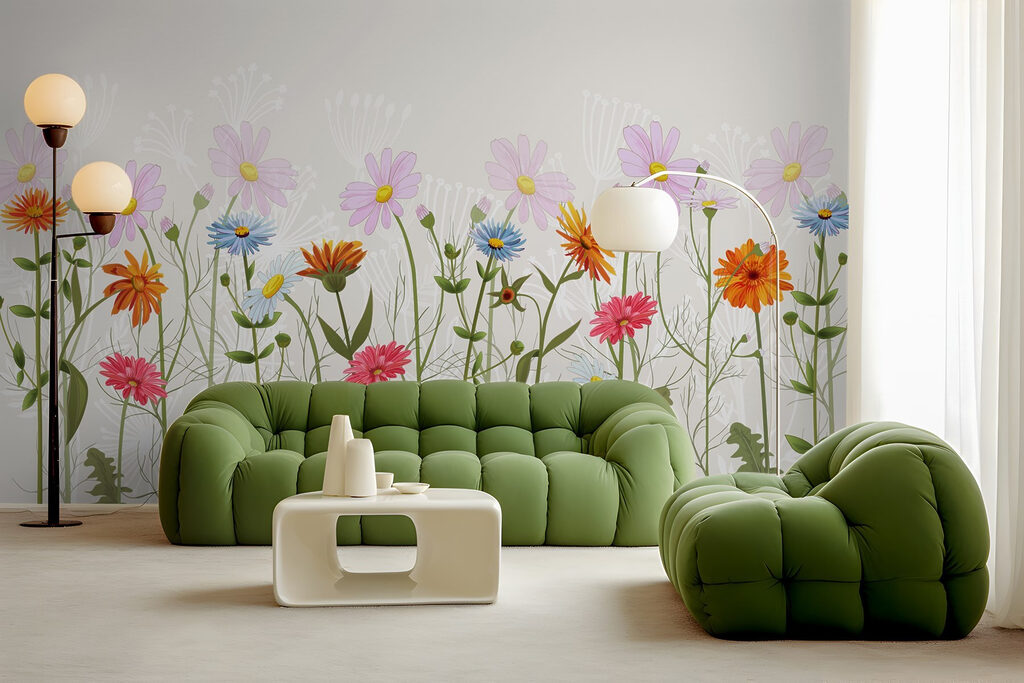 Flores silvestres coloridas — interior 3