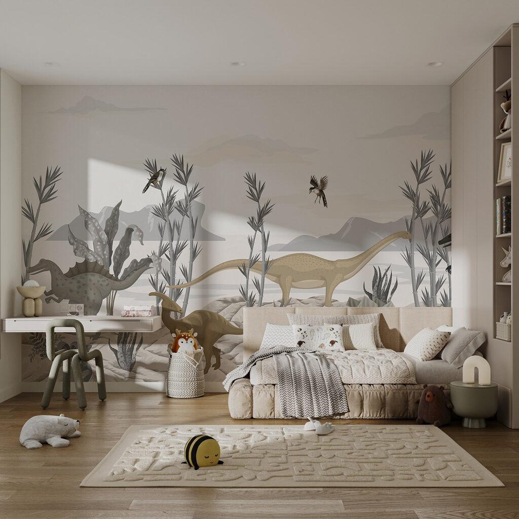 Dinossauros entre rochas — interior 3