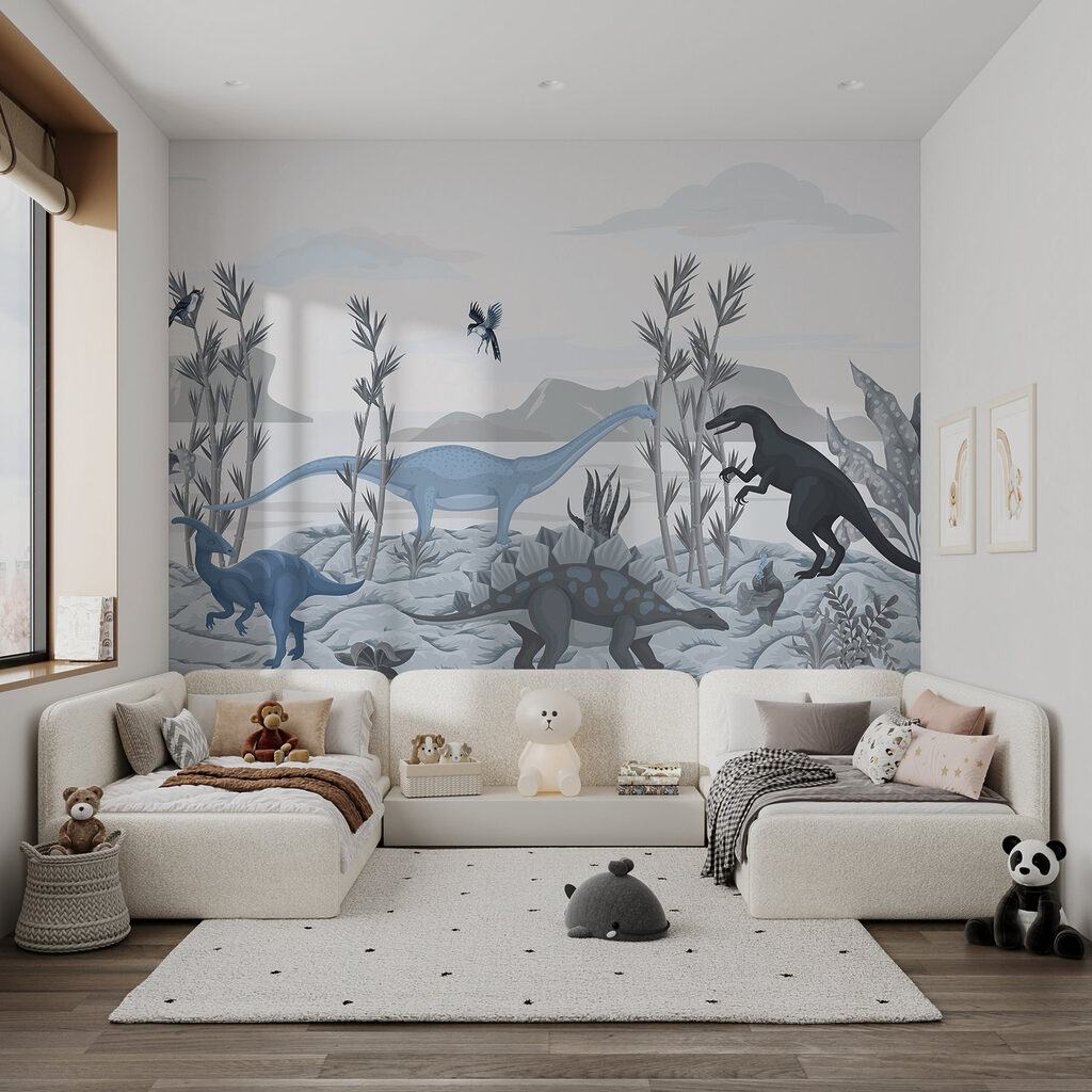 Dinossauros entre rochas — interior 3