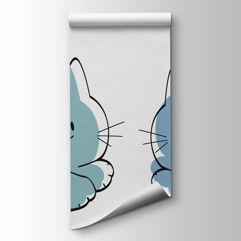 Dois gatinhos a olhar-se — vista do produto