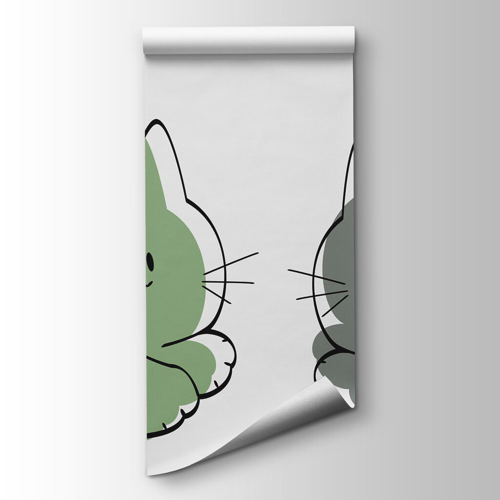 Dois gatinhos a olhar-se — vista do produto