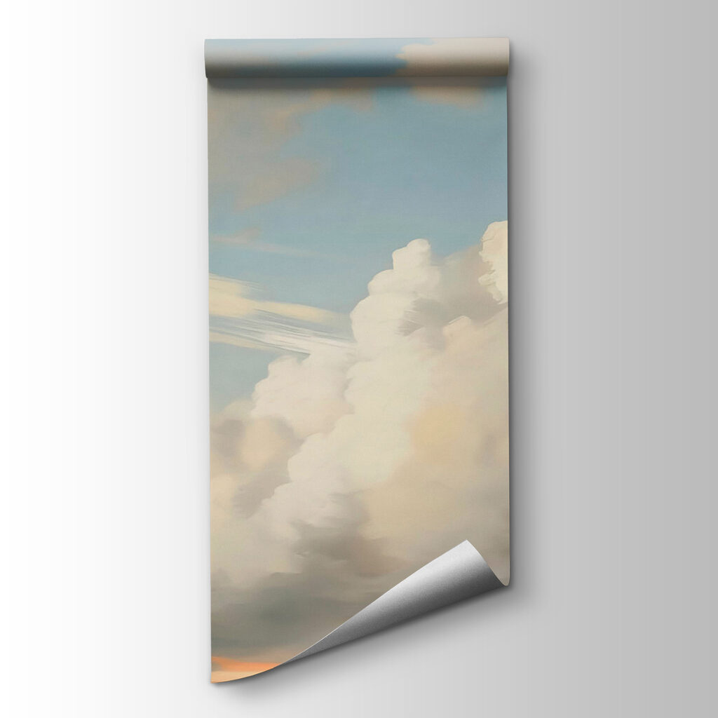 Nuvens em luz dourada — vista do produto