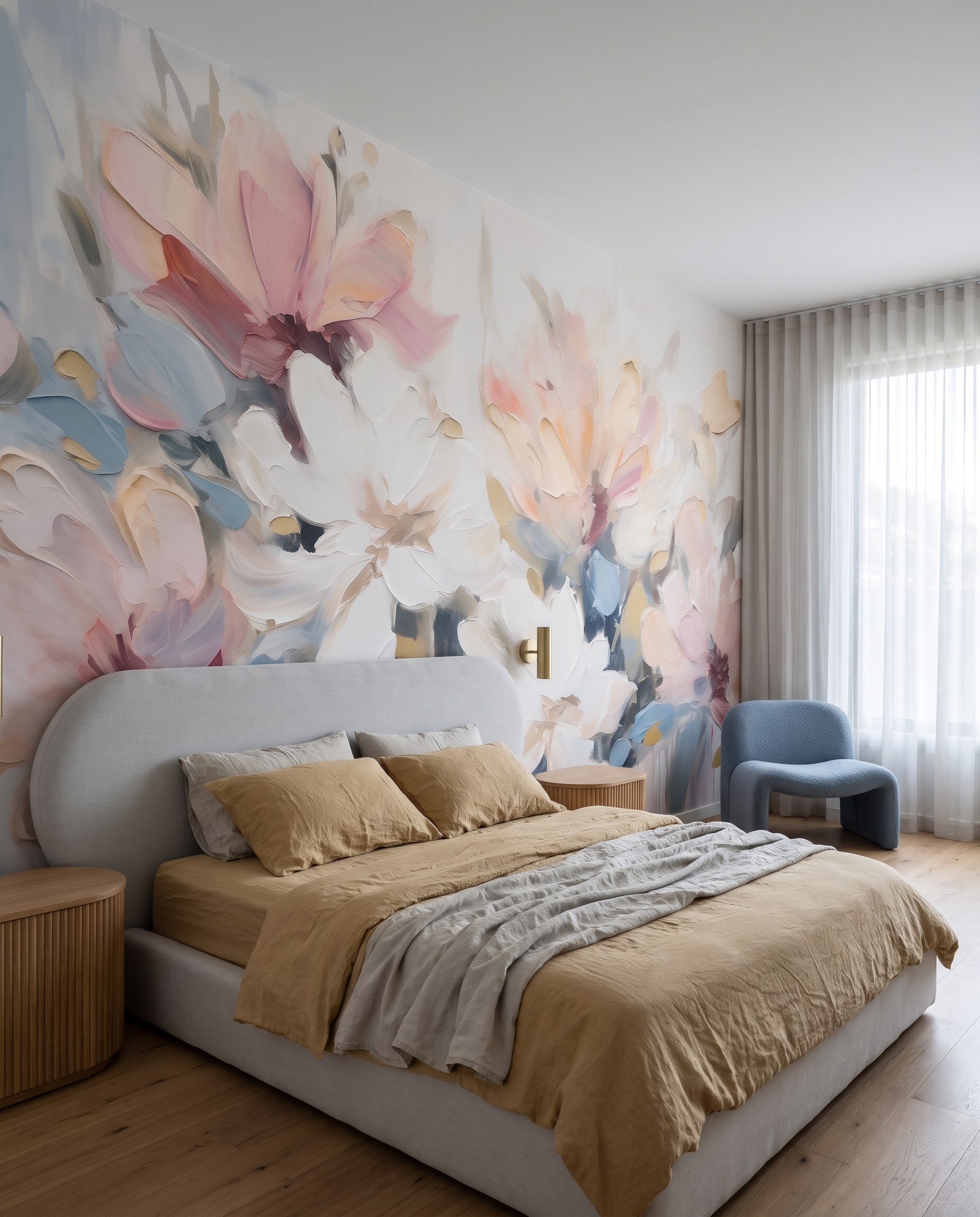 Grandes flores em hastes — interior 3